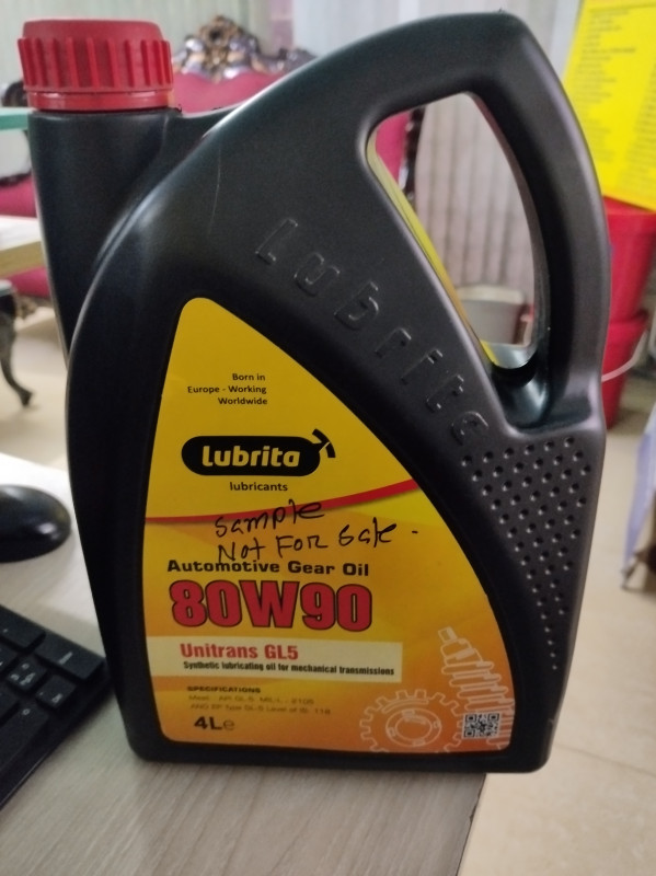 Lubrita Gear oil 80W90 4L
